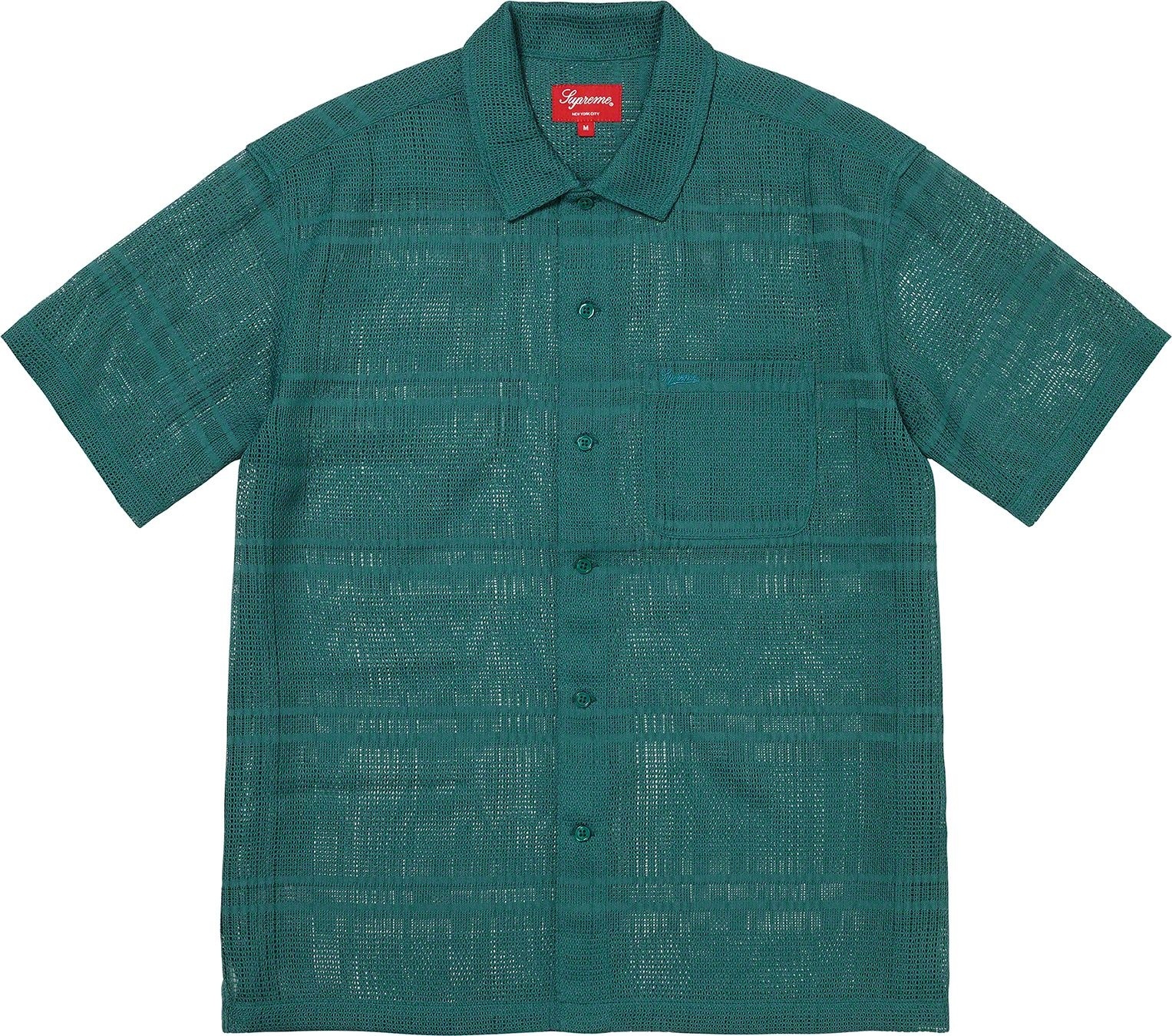 Mesh Stripe S/S Shirt view 8